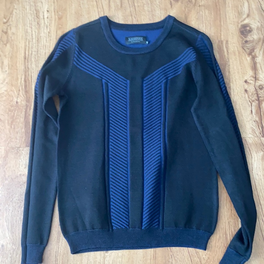 Eleven Paris navy and black sweater, XS